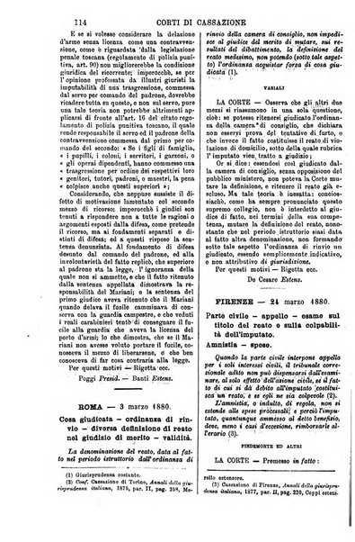 Annali della giurisprudenza italiana raccolta generale delle decisioni delle Corti di cassazione e d'appello in materia civile, criminale, commerciale, di diritto pubblico e amministrativo, e di procedura civile e penale