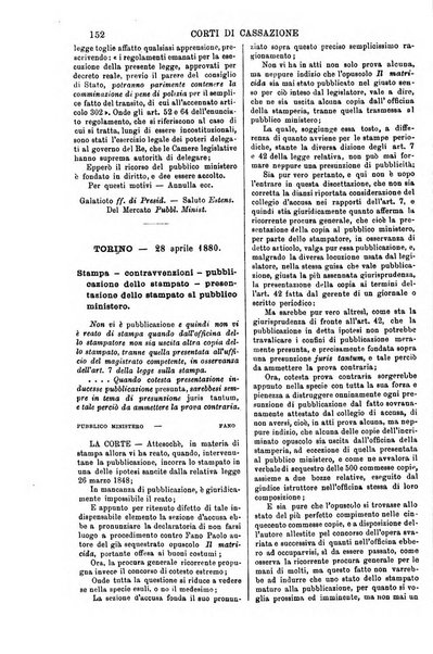 Annali della giurisprudenza italiana raccolta generale delle decisioni delle Corti di cassazione e d'appello in materia civile, criminale, commerciale, di diritto pubblico e amministrativo, e di procedura civile e penale