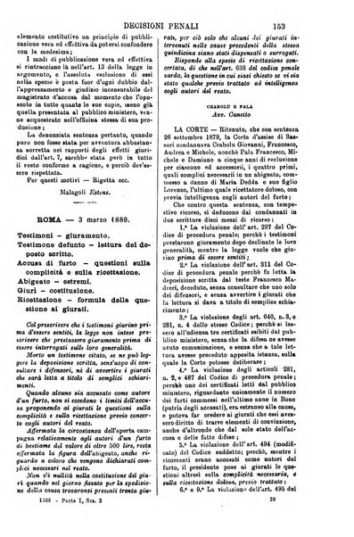 Annali della giurisprudenza italiana raccolta generale delle decisioni delle Corti di cassazione e d'appello in materia civile, criminale, commerciale, di diritto pubblico e amministrativo, e di procedura civile e penale