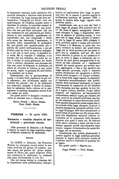 Annali della giurisprudenza italiana raccolta generale delle decisioni delle Corti di cassazione e d'appello in materia civile, criminale, commerciale, di diritto pubblico e amministrativo, e di procedura civile e penale