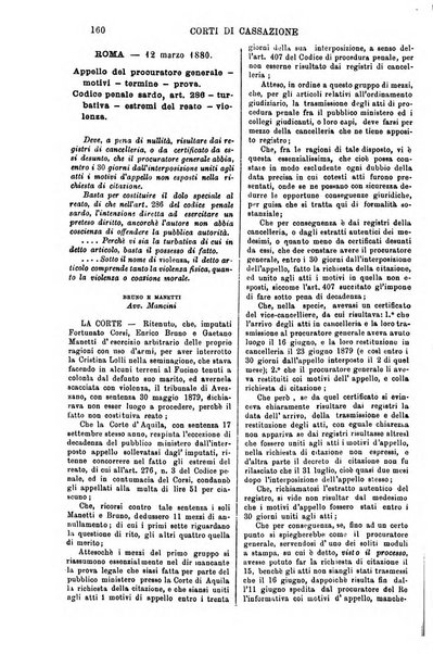 Annali della giurisprudenza italiana raccolta generale delle decisioni delle Corti di cassazione e d'appello in materia civile, criminale, commerciale, di diritto pubblico e amministrativo, e di procedura civile e penale