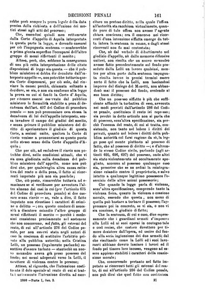 Annali della giurisprudenza italiana raccolta generale delle decisioni delle Corti di cassazione e d'appello in materia civile, criminale, commerciale, di diritto pubblico e amministrativo, e di procedura civile e penale