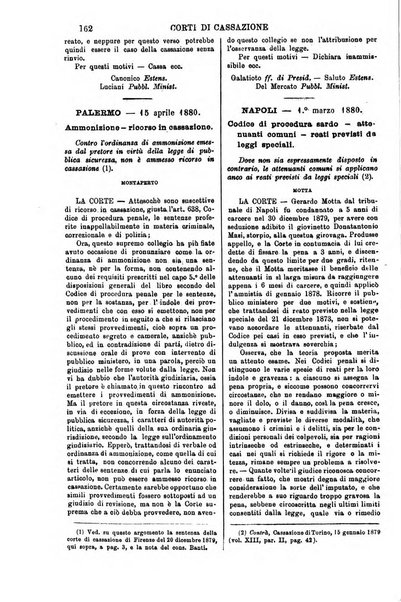 Annali della giurisprudenza italiana raccolta generale delle decisioni delle Corti di cassazione e d'appello in materia civile, criminale, commerciale, di diritto pubblico e amministrativo, e di procedura civile e penale