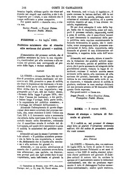 Annali della giurisprudenza italiana raccolta generale delle decisioni delle Corti di cassazione e d'appello in materia civile, criminale, commerciale, di diritto pubblico e amministrativo, e di procedura civile e penale