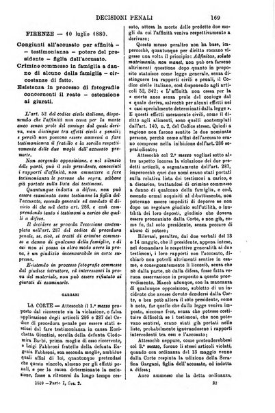 Annali della giurisprudenza italiana raccolta generale delle decisioni delle Corti di cassazione e d'appello in materia civile, criminale, commerciale, di diritto pubblico e amministrativo, e di procedura civile e penale