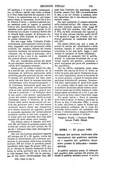 Annali della giurisprudenza italiana raccolta generale delle decisioni delle Corti di cassazione e d'appello in materia civile, criminale, commerciale, di diritto pubblico e amministrativo, e di procedura civile e penale