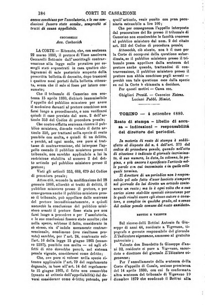 Annali della giurisprudenza italiana raccolta generale delle decisioni delle Corti di cassazione e d'appello in materia civile, criminale, commerciale, di diritto pubblico e amministrativo, e di procedura civile e penale