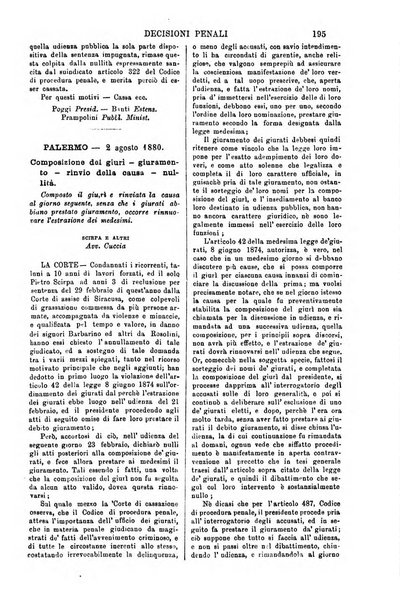 Annali della giurisprudenza italiana raccolta generale delle decisioni delle Corti di cassazione e d'appello in materia civile, criminale, commerciale, di diritto pubblico e amministrativo, e di procedura civile e penale