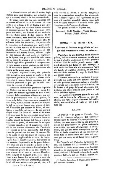 Annali della giurisprudenza italiana raccolta generale delle decisioni delle Corti di cassazione e d'appello in materia civile, criminale, commerciale, di diritto pubblico e amministrativo, e di procedura civile e penale