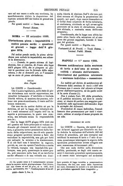 Annali della giurisprudenza italiana raccolta generale delle decisioni delle Corti di cassazione e d'appello in materia civile, criminale, commerciale, di diritto pubblico e amministrativo, e di procedura civile e penale