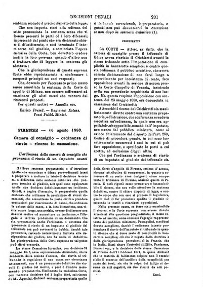 Annali della giurisprudenza italiana raccolta generale delle decisioni delle Corti di cassazione e d'appello in materia civile, criminale, commerciale, di diritto pubblico e amministrativo, e di procedura civile e penale