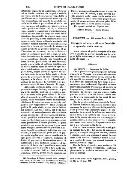 Annali della giurisprudenza italiana raccolta generale delle decisioni delle Corti di cassazione e d'appello in materia civile, criminale, commerciale, di diritto pubblico e amministrativo, e di procedura civile e penale