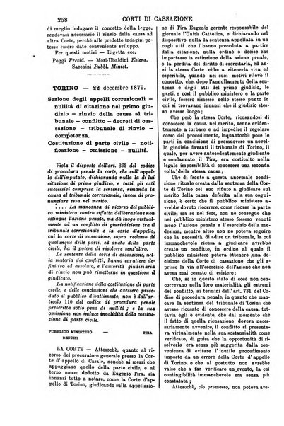 Annali della giurisprudenza italiana raccolta generale delle decisioni delle Corti di cassazione e d'appello in materia civile, criminale, commerciale, di diritto pubblico e amministrativo, e di procedura civile e penale