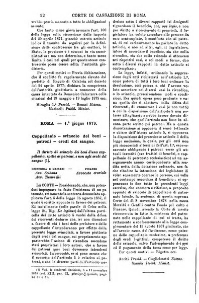 Annali della giurisprudenza italiana raccolta generale delle decisioni delle Corti di cassazione e d'appello in materia civile, criminale, commerciale, di diritto pubblico e amministrativo, e di procedura civile e penale