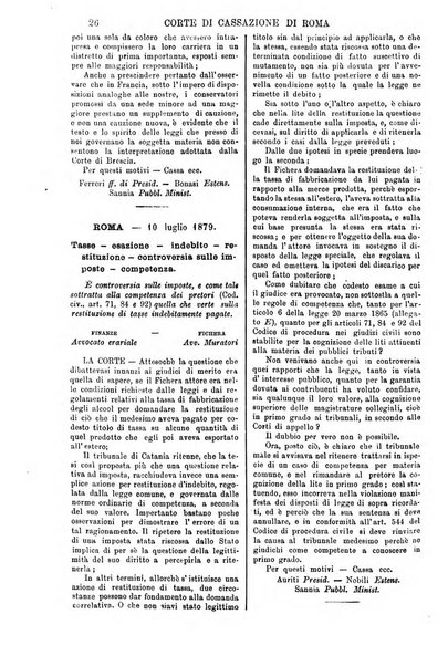 Annali della giurisprudenza italiana raccolta generale delle decisioni delle Corti di cassazione e d'appello in materia civile, criminale, commerciale, di diritto pubblico e amministrativo, e di procedura civile e penale