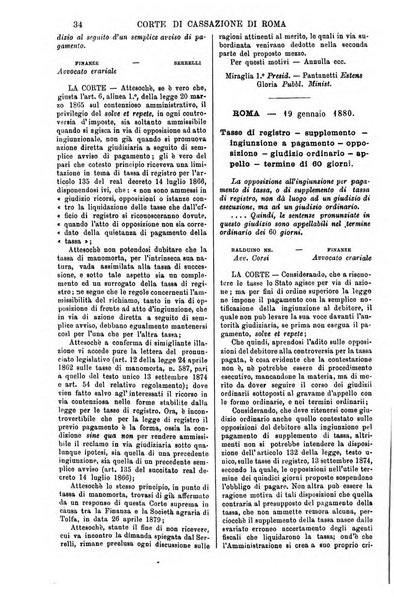 Annali della giurisprudenza italiana raccolta generale delle decisioni delle Corti di cassazione e d'appello in materia civile, criminale, commerciale, di diritto pubblico e amministrativo, e di procedura civile e penale