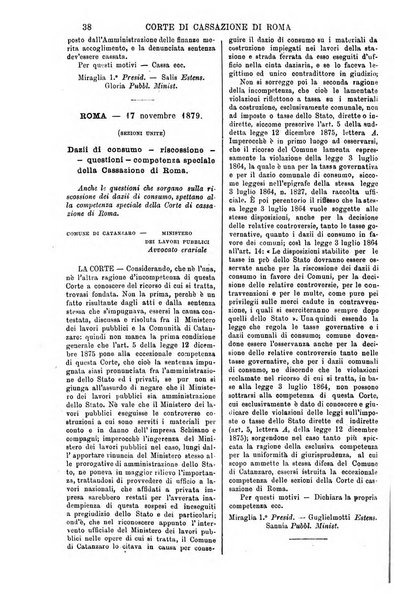 Annali della giurisprudenza italiana raccolta generale delle decisioni delle Corti di cassazione e d'appello in materia civile, criminale, commerciale, di diritto pubblico e amministrativo, e di procedura civile e penale