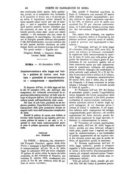 Annali della giurisprudenza italiana raccolta generale delle decisioni delle Corti di cassazione e d'appello in materia civile, criminale, commerciale, di diritto pubblico e amministrativo, e di procedura civile e penale