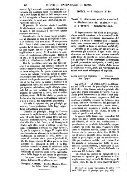 Annali della giurisprudenza italiana raccolta generale delle decisioni delle Corti di cassazione e d'appello in materia civile, criminale, commerciale, di diritto pubblico e amministrativo, e di procedura civile e penale