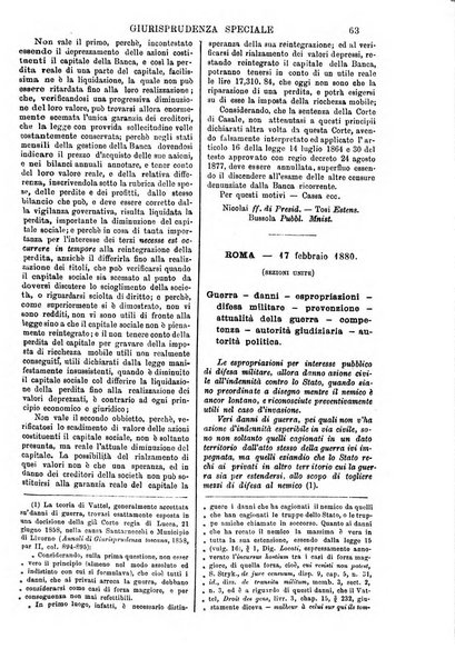 Annali della giurisprudenza italiana raccolta generale delle decisioni delle Corti di cassazione e d'appello in materia civile, criminale, commerciale, di diritto pubblico e amministrativo, e di procedura civile e penale