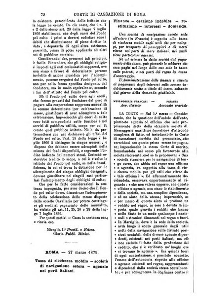 Annali della giurisprudenza italiana raccolta generale delle decisioni delle Corti di cassazione e d'appello in materia civile, criminale, commerciale, di diritto pubblico e amministrativo, e di procedura civile e penale