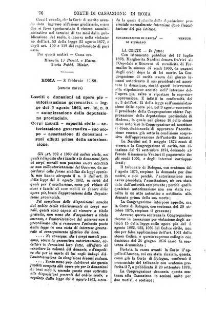 Annali della giurisprudenza italiana raccolta generale delle decisioni delle Corti di cassazione e d'appello in materia civile, criminale, commerciale, di diritto pubblico e amministrativo, e di procedura civile e penale