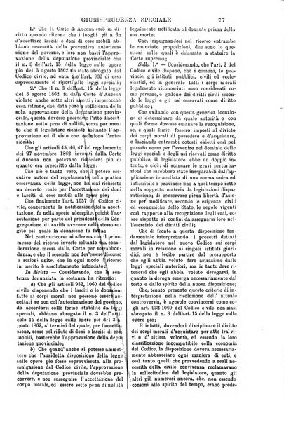 Annali della giurisprudenza italiana raccolta generale delle decisioni delle Corti di cassazione e d'appello in materia civile, criminale, commerciale, di diritto pubblico e amministrativo, e di procedura civile e penale