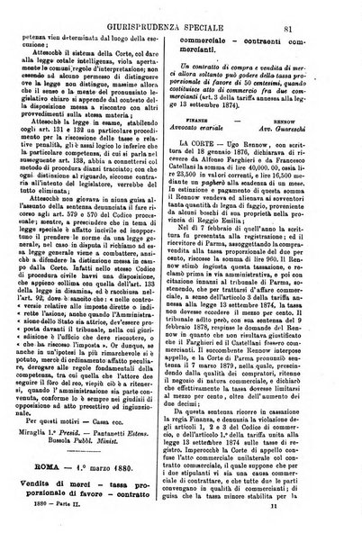 Annali della giurisprudenza italiana raccolta generale delle decisioni delle Corti di cassazione e d'appello in materia civile, criminale, commerciale, di diritto pubblico e amministrativo, e di procedura civile e penale