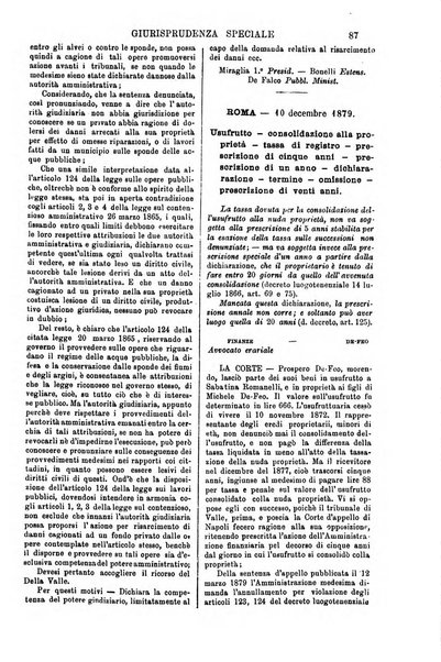 Annali della giurisprudenza italiana raccolta generale delle decisioni delle Corti di cassazione e d'appello in materia civile, criminale, commerciale, di diritto pubblico e amministrativo, e di procedura civile e penale