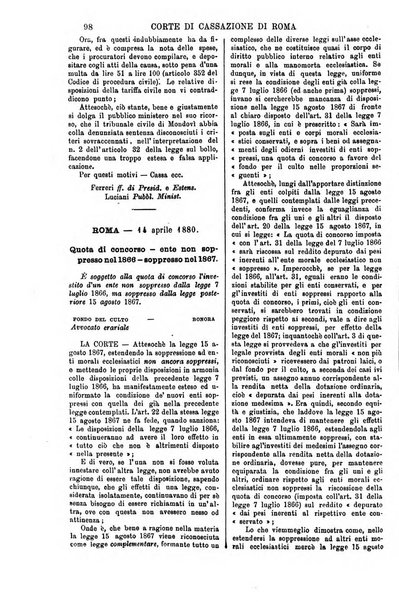 Annali della giurisprudenza italiana raccolta generale delle decisioni delle Corti di cassazione e d'appello in materia civile, criminale, commerciale, di diritto pubblico e amministrativo, e di procedura civile e penale