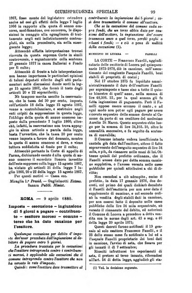 Annali della giurisprudenza italiana raccolta generale delle decisioni delle Corti di cassazione e d'appello in materia civile, criminale, commerciale, di diritto pubblico e amministrativo, e di procedura civile e penale