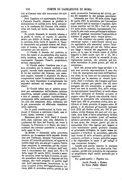 Annali della giurisprudenza italiana raccolta generale delle decisioni delle Corti di cassazione e d'appello in materia civile, criminale, commerciale, di diritto pubblico e amministrativo, e di procedura civile e penale