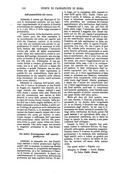 Annali della giurisprudenza italiana raccolta generale delle decisioni delle Corti di cassazione e d'appello in materia civile, criminale, commerciale, di diritto pubblico e amministrativo, e di procedura civile e penale