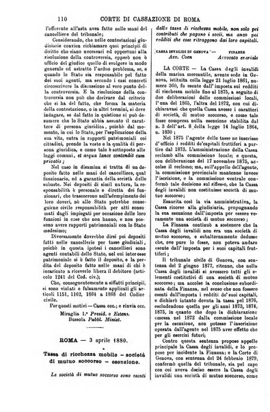 Annali della giurisprudenza italiana raccolta generale delle decisioni delle Corti di cassazione e d'appello in materia civile, criminale, commerciale, di diritto pubblico e amministrativo, e di procedura civile e penale