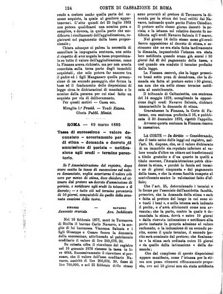 Annali della giurisprudenza italiana raccolta generale delle decisioni delle Corti di cassazione e d'appello in materia civile, criminale, commerciale, di diritto pubblico e amministrativo, e di procedura civile e penale