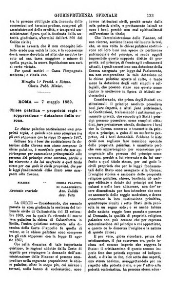 Annali della giurisprudenza italiana raccolta generale delle decisioni delle Corti di cassazione e d'appello in materia civile, criminale, commerciale, di diritto pubblico e amministrativo, e di procedura civile e penale