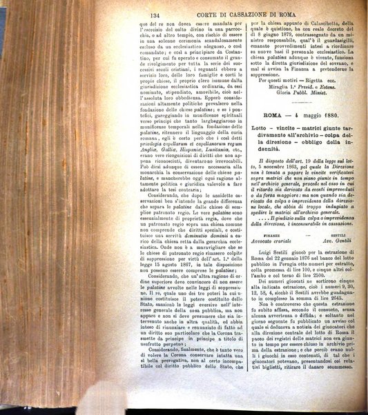 Annali della giurisprudenza italiana raccolta generale delle decisioni delle Corti di cassazione e d'appello in materia civile, criminale, commerciale, di diritto pubblico e amministrativo, e di procedura civile e penale