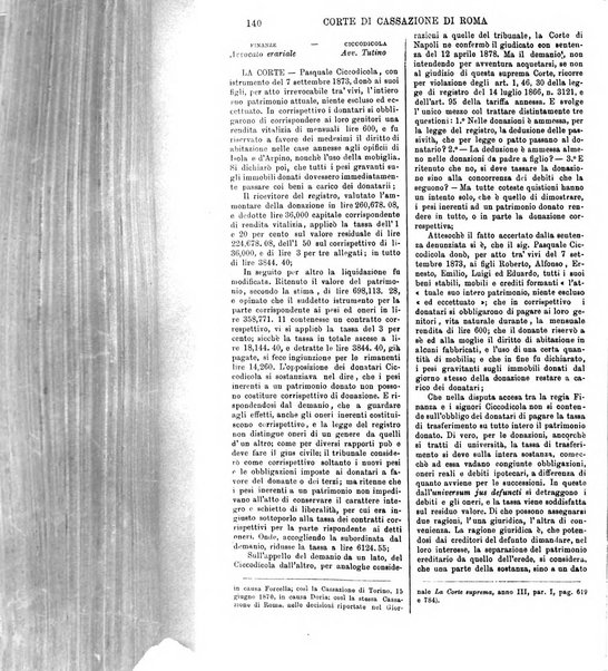 Annali della giurisprudenza italiana raccolta generale delle decisioni delle Corti di cassazione e d'appello in materia civile, criminale, commerciale, di diritto pubblico e amministrativo, e di procedura civile e penale