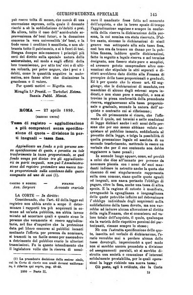 Annali della giurisprudenza italiana raccolta generale delle decisioni delle Corti di cassazione e d'appello in materia civile, criminale, commerciale, di diritto pubblico e amministrativo, e di procedura civile e penale