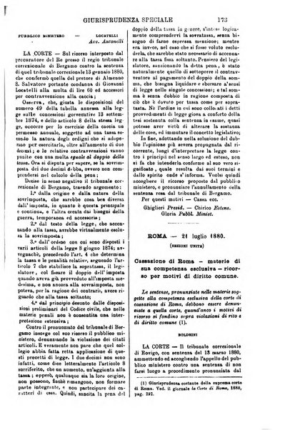 Annali della giurisprudenza italiana raccolta generale delle decisioni delle Corti di cassazione e d'appello in materia civile, criminale, commerciale, di diritto pubblico e amministrativo, e di procedura civile e penale