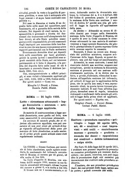 Annali della giurisprudenza italiana raccolta generale delle decisioni delle Corti di cassazione e d'appello in materia civile, criminale, commerciale, di diritto pubblico e amministrativo, e di procedura civile e penale