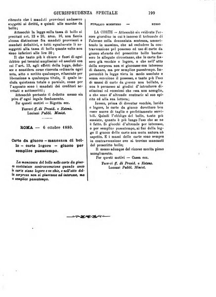 Annali della giurisprudenza italiana raccolta generale delle decisioni delle Corti di cassazione e d'appello in materia civile, criminale, commerciale, di diritto pubblico e amministrativo, e di procedura civile e penale