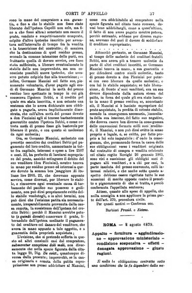 Annali della giurisprudenza italiana raccolta generale delle decisioni delle Corti di cassazione e d'appello in materia civile, criminale, commerciale, di diritto pubblico e amministrativo, e di procedura civile e penale