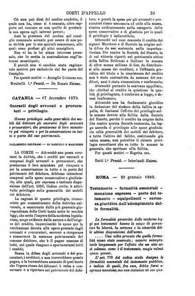 Annali della giurisprudenza italiana raccolta generale delle decisioni delle Corti di cassazione e d'appello in materia civile, criminale, commerciale, di diritto pubblico e amministrativo, e di procedura civile e penale