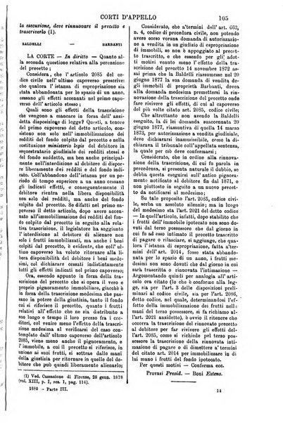 Annali della giurisprudenza italiana raccolta generale delle decisioni delle Corti di cassazione e d'appello in materia civile, criminale, commerciale, di diritto pubblico e amministrativo, e di procedura civile e penale