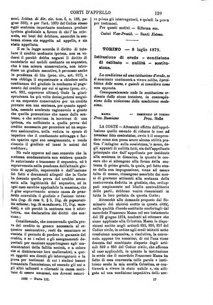 Annali della giurisprudenza italiana raccolta generale delle decisioni delle Corti di cassazione e d'appello in materia civile, criminale, commerciale, di diritto pubblico e amministrativo, e di procedura civile e penale