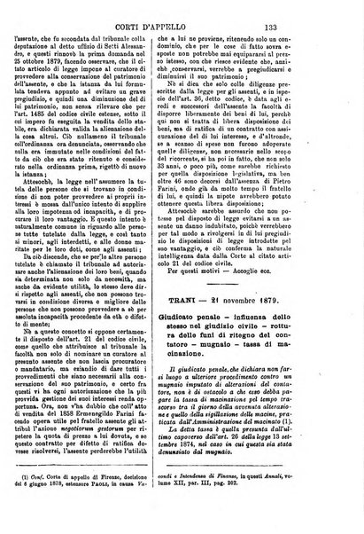 Annali della giurisprudenza italiana raccolta generale delle decisioni delle Corti di cassazione e d'appello in materia civile, criminale, commerciale, di diritto pubblico e amministrativo, e di procedura civile e penale