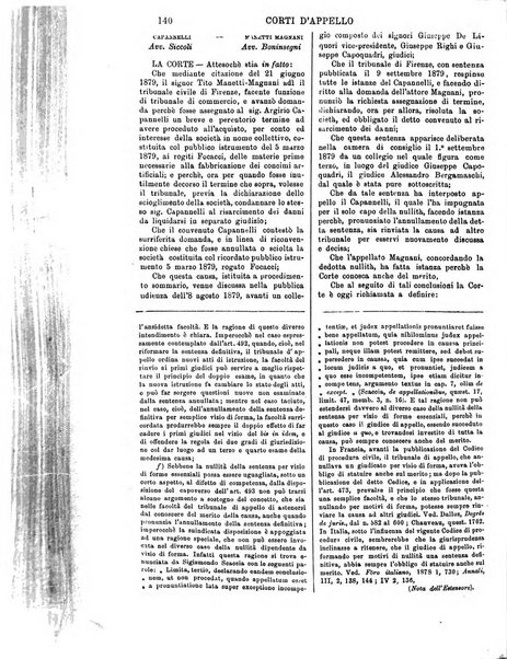 Annali della giurisprudenza italiana raccolta generale delle decisioni delle Corti di cassazione e d'appello in materia civile, criminale, commerciale, di diritto pubblico e amministrativo, e di procedura civile e penale