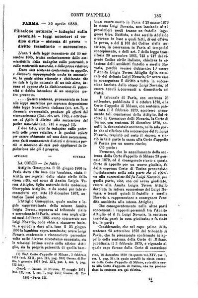 Annali della giurisprudenza italiana raccolta generale delle decisioni delle Corti di cassazione e d'appello in materia civile, criminale, commerciale, di diritto pubblico e amministrativo, e di procedura civile e penale