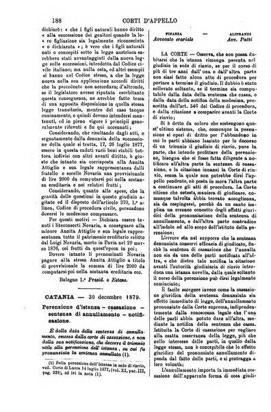 Annali della giurisprudenza italiana raccolta generale delle decisioni delle Corti di cassazione e d'appello in materia civile, criminale, commerciale, di diritto pubblico e amministrativo, e di procedura civile e penale